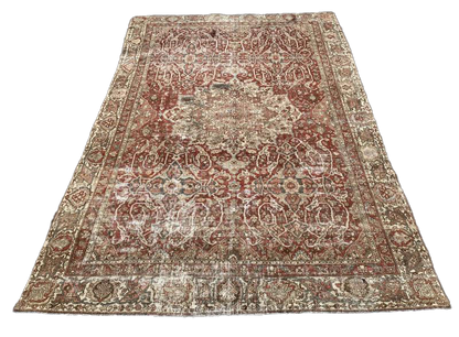 61333 Antique Persian Bakhtiari Oversize 12'5" x 18'7"