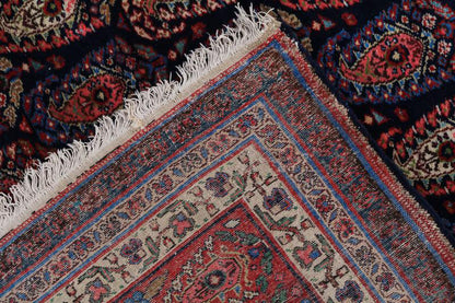 52017C Antique Persian Senneh Baft Tabriz Oversize 10'7" x 17'