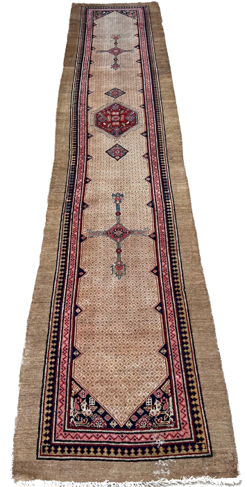 Antique Sarab Camel Hair Runner