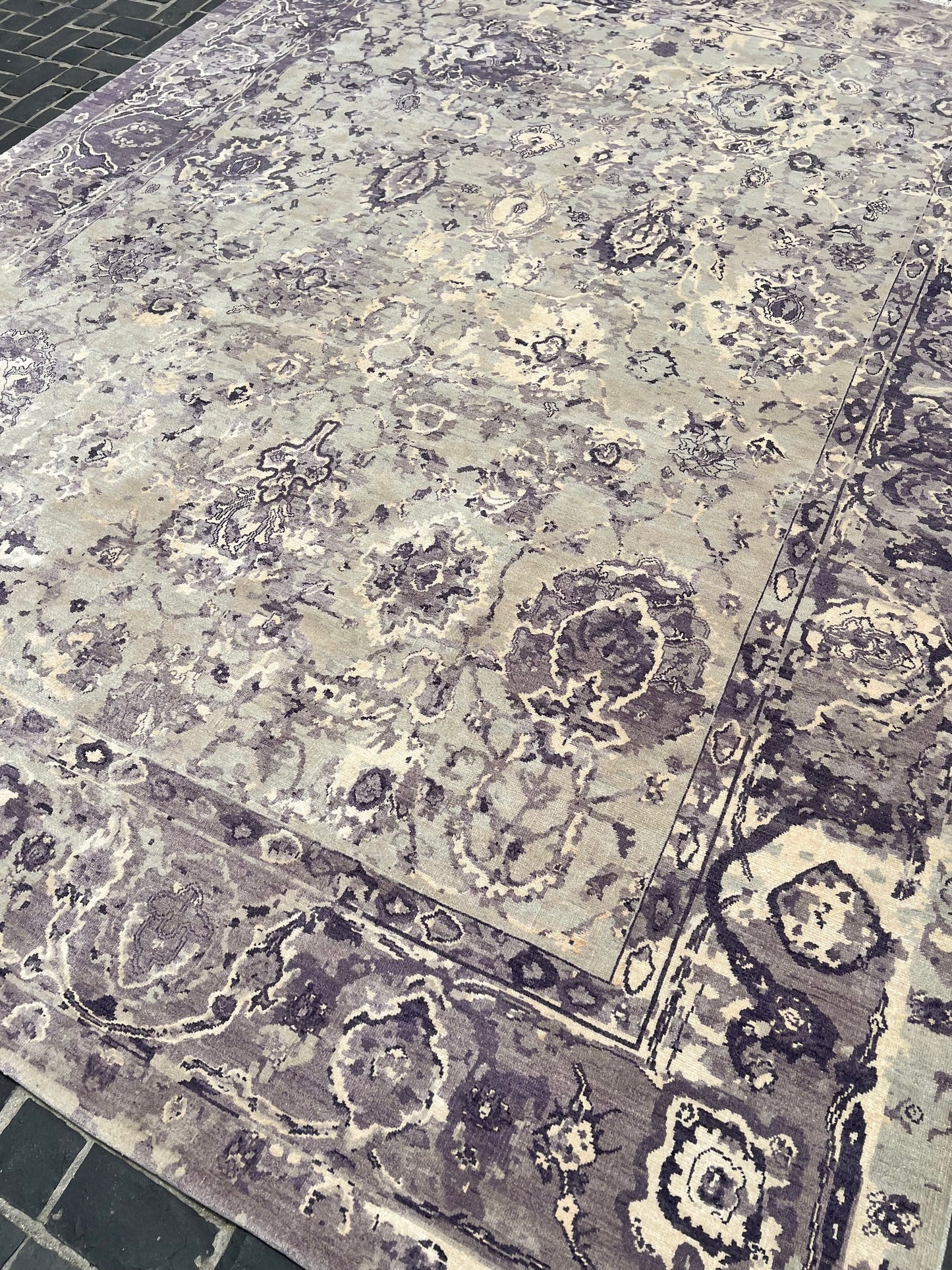 55145 Wool Silk Rug