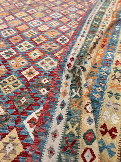 58754 Afghan Tribal Kilim