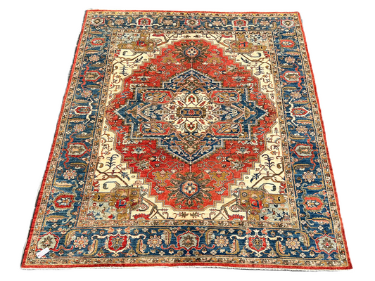 C38-179 Afgan Heriz Rug