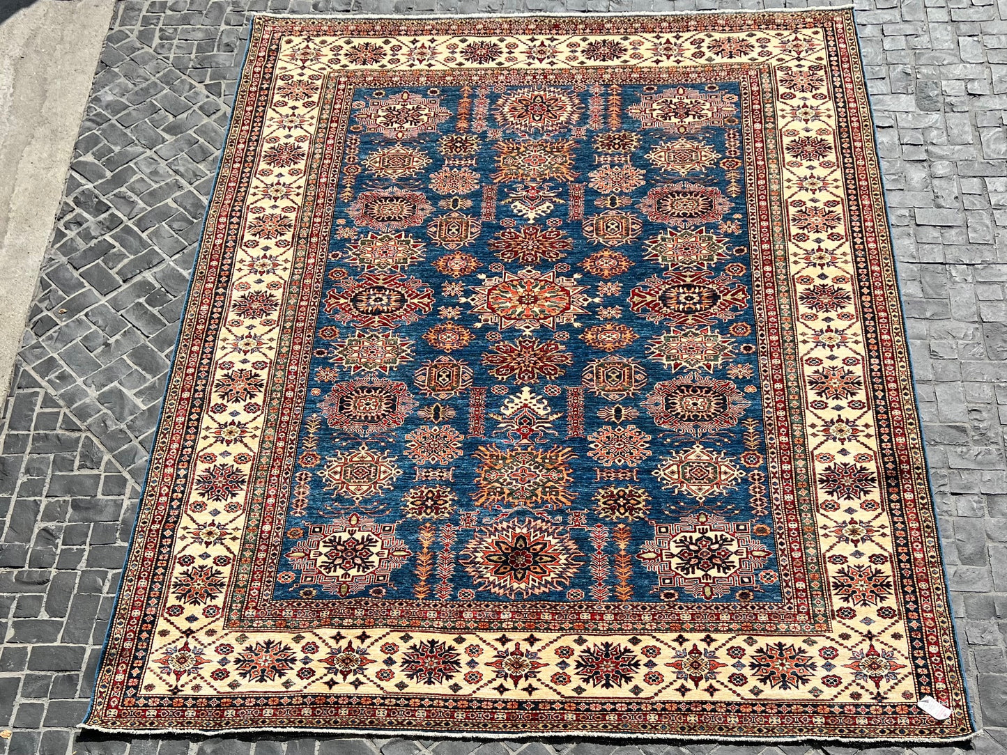 C27-136 Afgan Kazak Rug