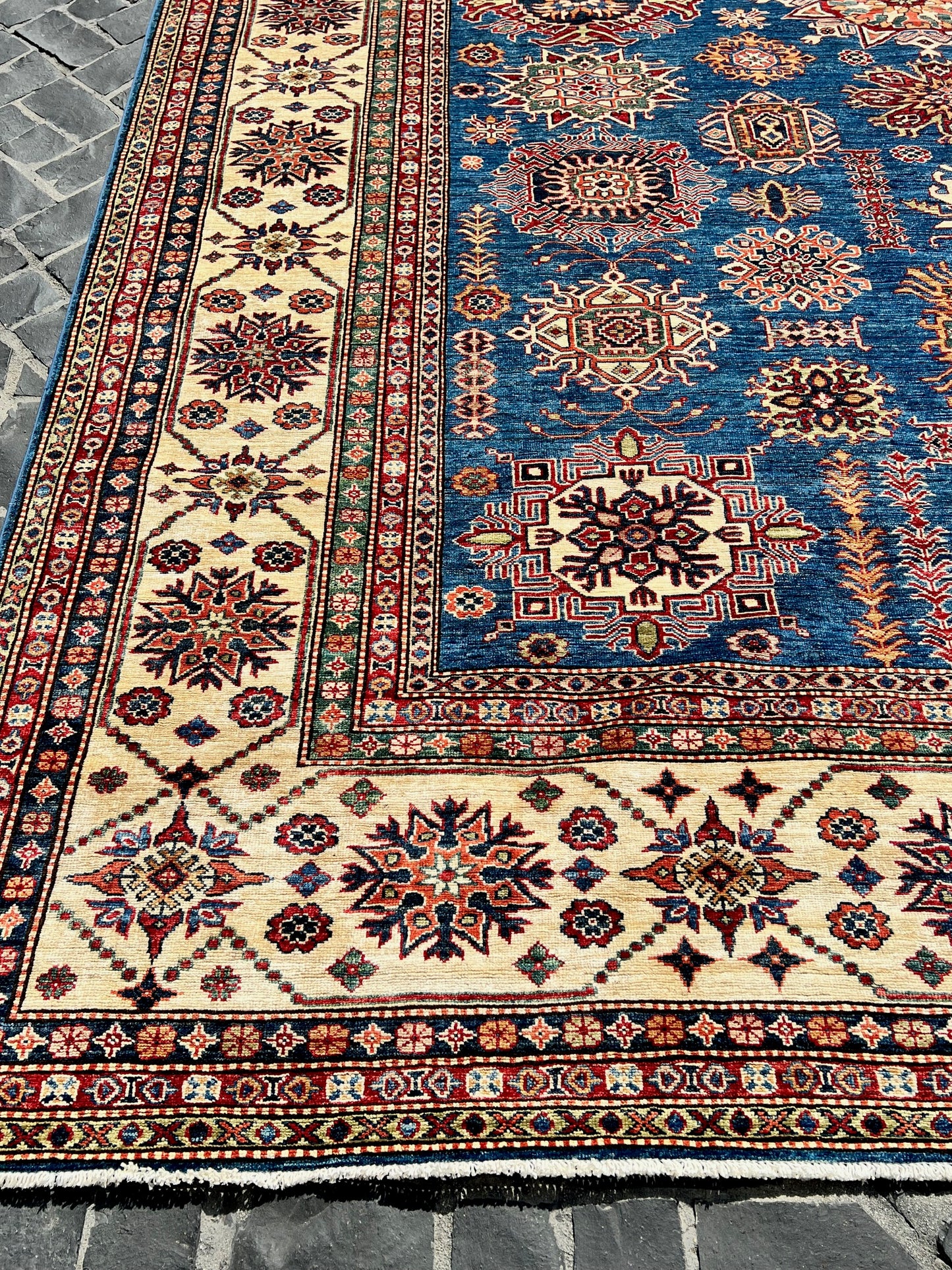 C27-136 Afgan Kazak Rug