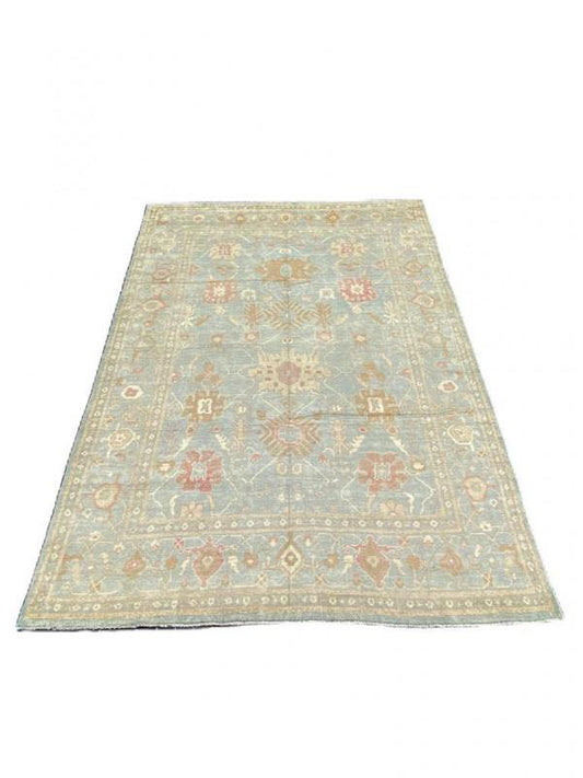 P62586 Oushak design wool rug 8' x 10'1"