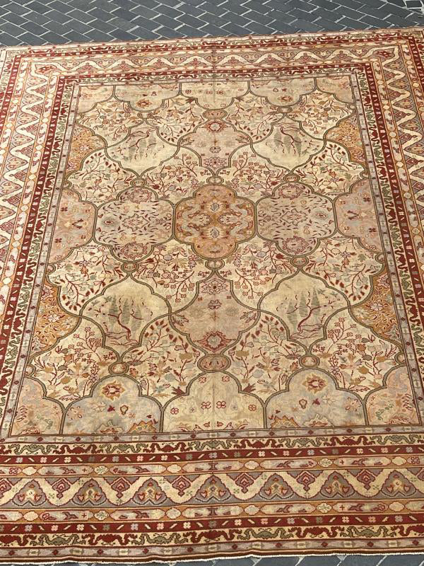 63458 Vintage All Over Persian design 9' x 12'4"