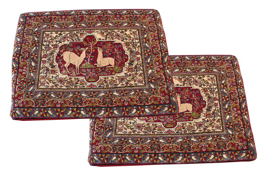 Fine collector item pair of Persian pillows-3"x35"x45"