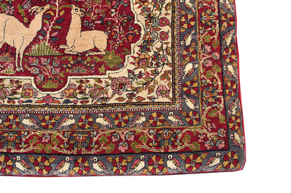 Fine collector item pair of Persian pillows-3"x35"x45"