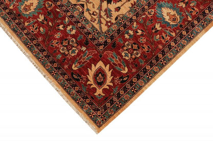 Multi color traditional Rug 8'2"x9'10"