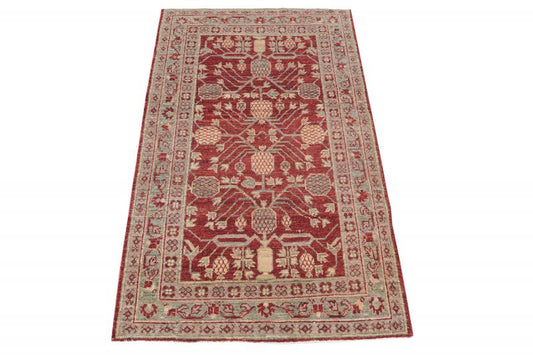 Afghani Hand-Knotted Rug3'1"x5'1"