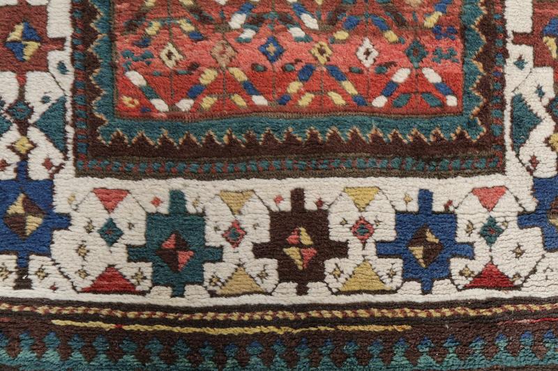 Antique Western Iran Persian kurdish Rug 3'5"x11'