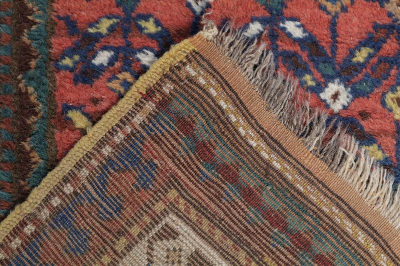 Antique Western Iran Persian kurdish Rug 3'5"x11'