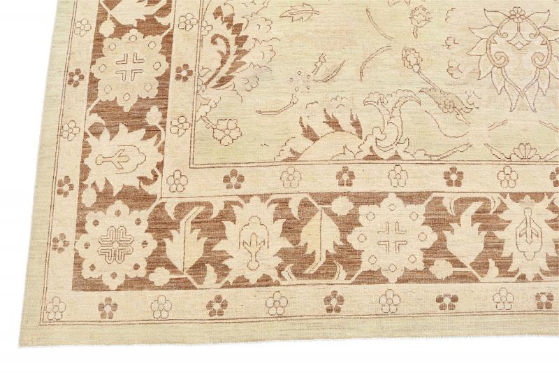 antique Oushak design rug 13'5"x9'7"