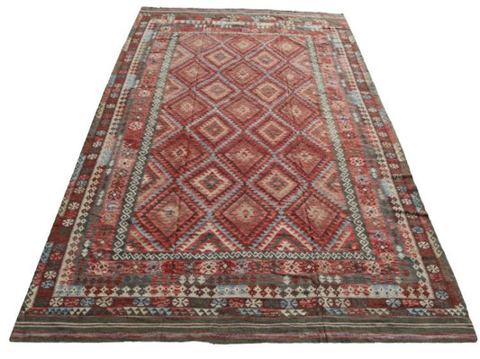 Afgan kilim Oversize Kilim 9'8"x16'7"