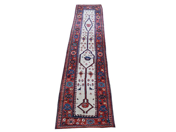 Antique Persian Shahsavan Runner 3'3"X14'8"