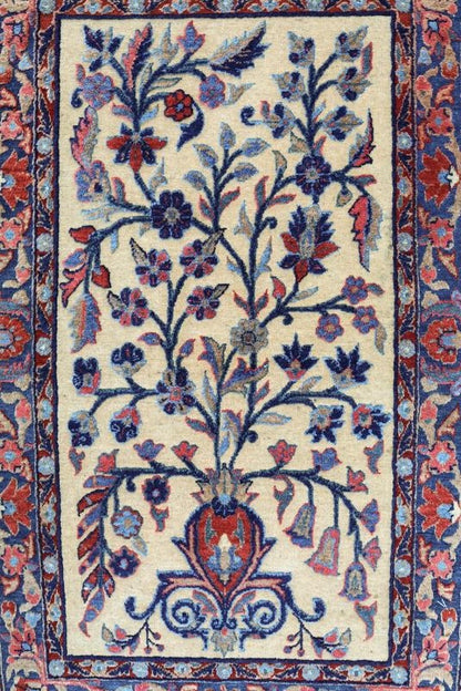 Antique KASHAN - 3'1"x1'11"