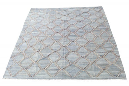 Hand Knotted Modern Kilim 12'2"x10'10"