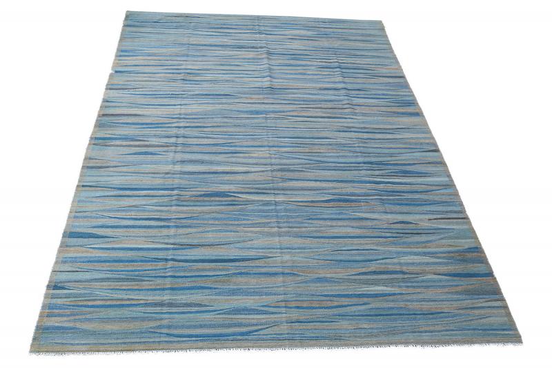 Hand Knotted Modern Kilim 14'x9'9"