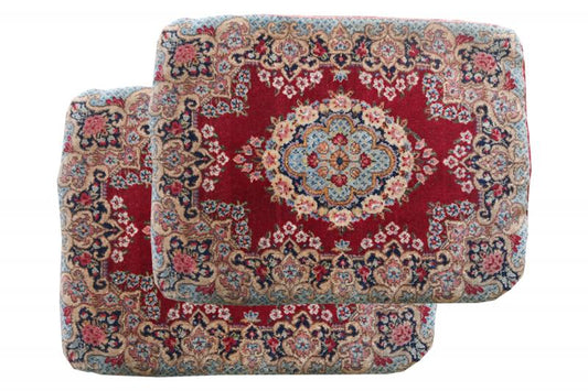 Pair of Antique Persian Kerman Pillows