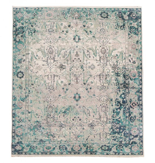 62578 Antique Sultan abad Design- 9'x12'3"