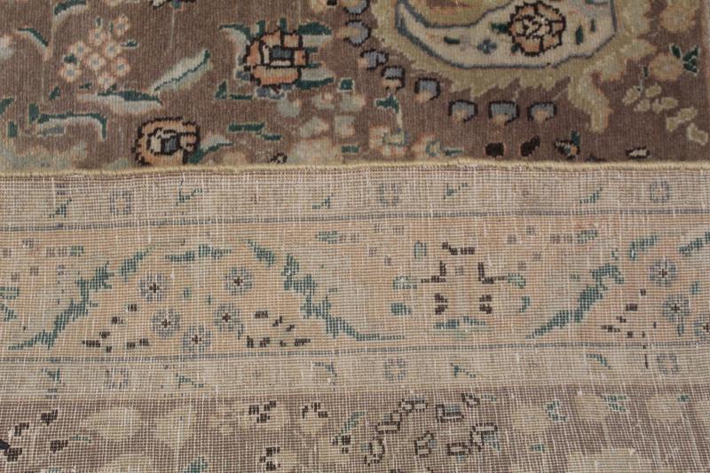 62592 Persian vintage Tabriz rug  3'4"x4'10"