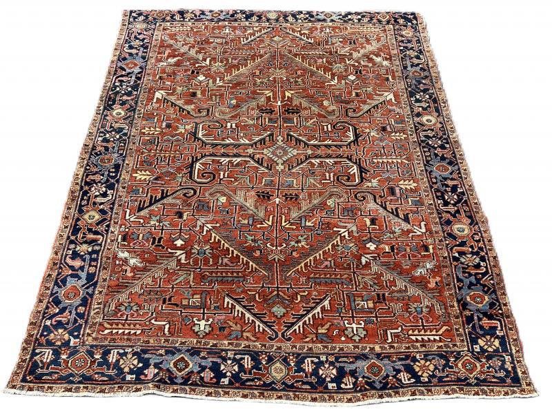 111522 Antique Heriz Rug 7'4"x10'10"