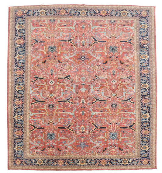 C28-5 Antique Bijar Design Oversize 17'9"x11'11"