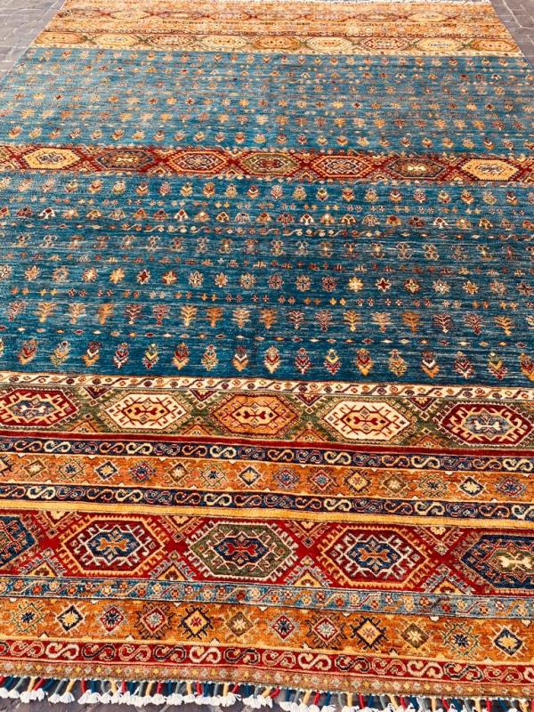 C593-2508 Afgan Khorjin Rug 9'8"x13'6"