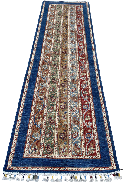 #C161644 Traditional Kazak Design Runner 9'4" x 2'10"