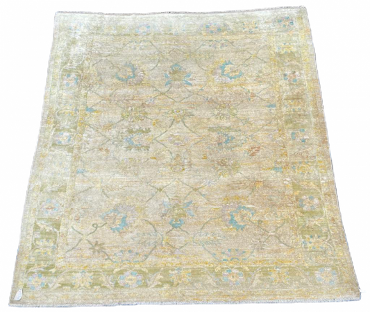 57745 Sari silk Oushak design rug 9'4x11'6