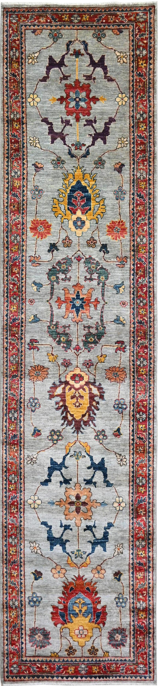 Fine Afghani Traditional Runner 2'8"x11'7"